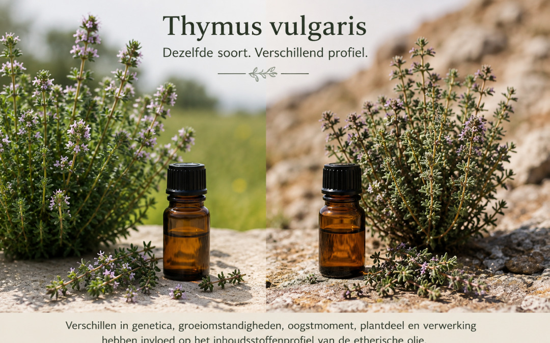 Waarom verschillen etherische oliën van dezelfde plant?